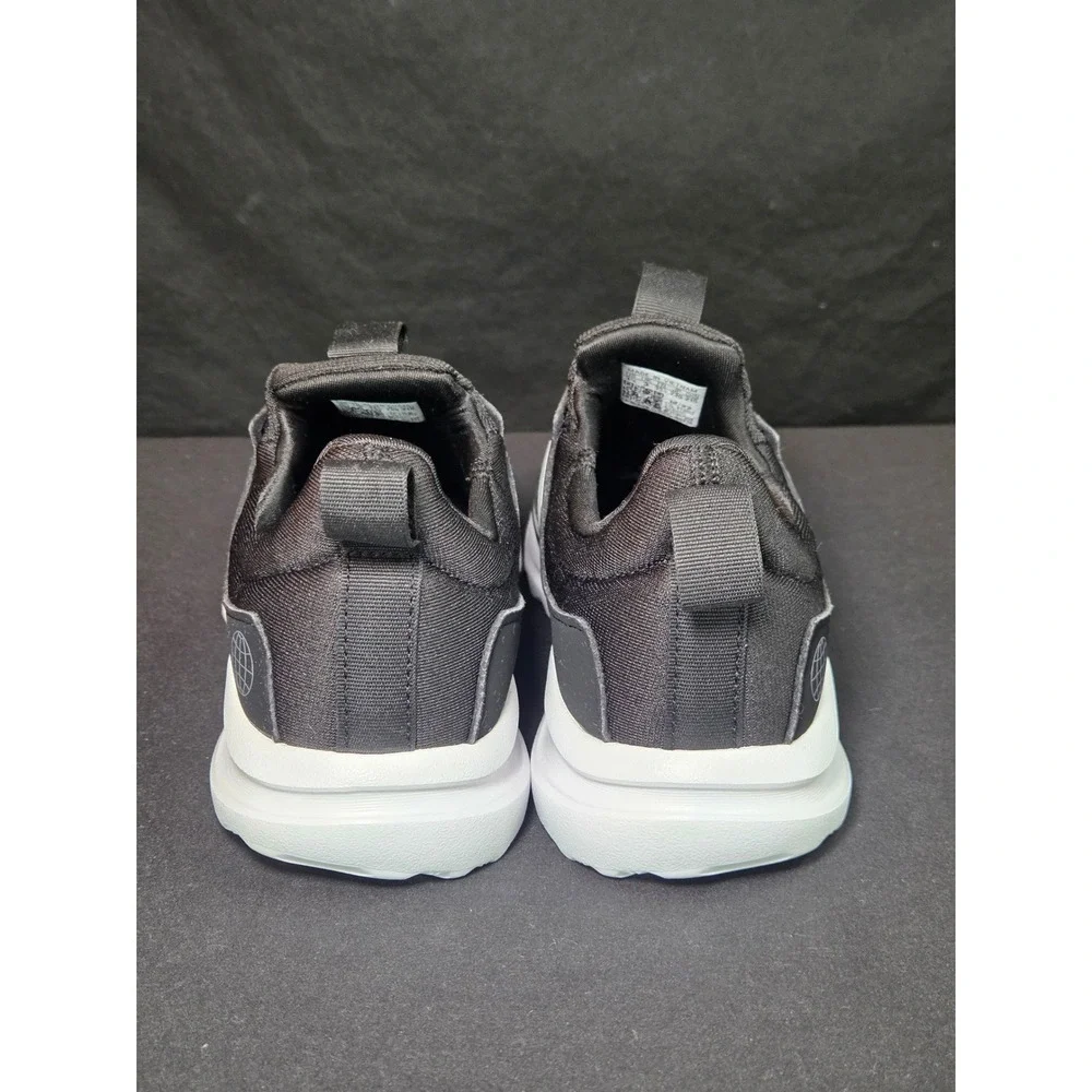 Adidas Tensaur Run 2.0 Kids Slip On Sneakers Black White GW4060 Size‎ 3.5Y
